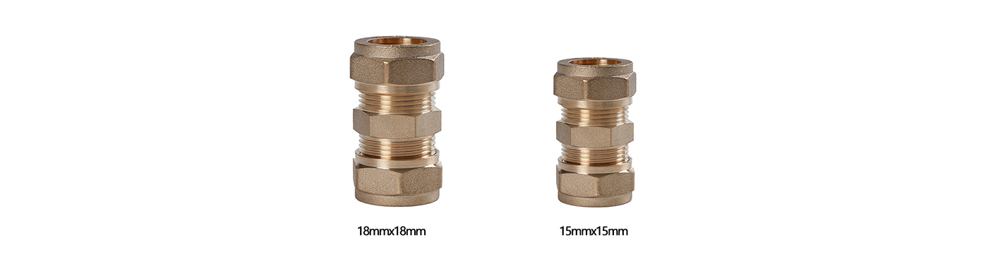 Equal-coupling-brass-compression-fitting-for-copper-pipe2222
